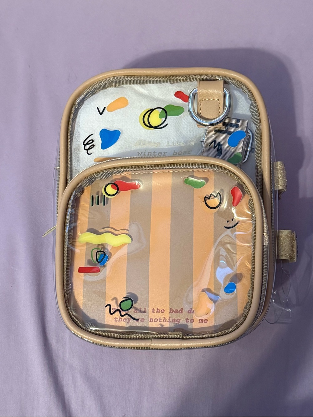 BTS V Taehyung Clear Bag by Pin Pin Bungee